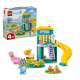 Конструктор LEGO Bluey Веселощі з Блуї та Хлоєю на ігровому майданчику (11201)