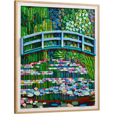 Конструктор LEGO ART «Міст над ставком із лататтям» Клода Моне (31220)