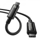 Кабель Baseus Tungsten Gold Data Type-C to Type-C 240W (2m) Black