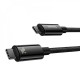 Кабель Baseus Tungsten Gold Data Type-C to Type-C 240W (2m) Black
