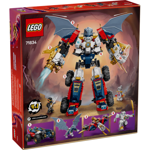 Конструктор LEGO Ninjago Ультраоб'єднувальний робот Зейна (71834)