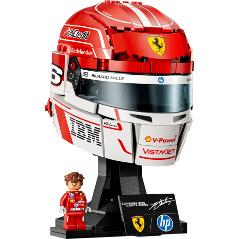 Конструктор LEGO Editions Formula 1 Шолом Шарля Леклера з команди Scuderia Ferrari HP (43014)