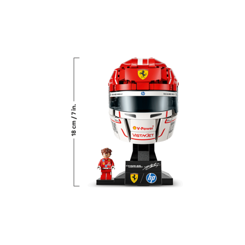 Конструктор LEGO Editions Formula 1 Шолом Шарля Леклера з команди Scuderia Ferrari HP (43014)