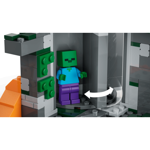 Конструктор LEGO Minecraft Підземелля зомбі (21587)