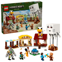 Конструктор LEGO Minecraft Напад на село з повітряною кулею Ґаст (21273)