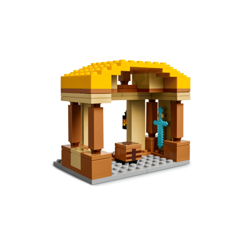 Конструктор LEGO Minecraft Напад на село з повітряною кулею Ґаст (21273)