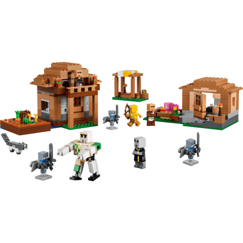 Конструктор LEGO Minecraft Напад викликача на село (21596)