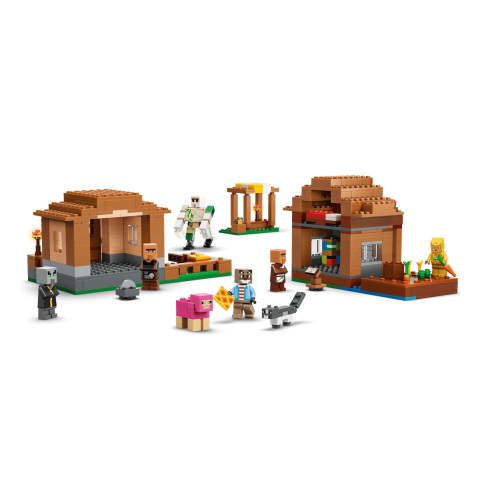 Конструктор LEGO Minecraft Напад викликача на село (21596)