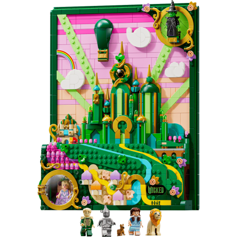 Конструктор LEGO Wicked Смарагдове місто настінний арт (75685)