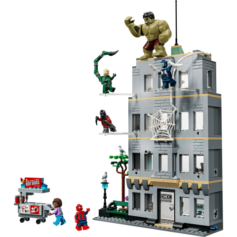 Конструктор LEGO Super Heroes Епічна сутичка Людини-Павука проти Халка (76350)