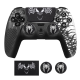 Захисний силіконовий чохол з накладками та наклейкою для геймпада PS5 Sony DualSense Spider-man Black