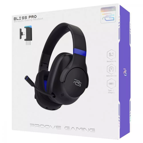 Беспроводная игровая гарнитура Proove Gaming Bliss Pro Black
