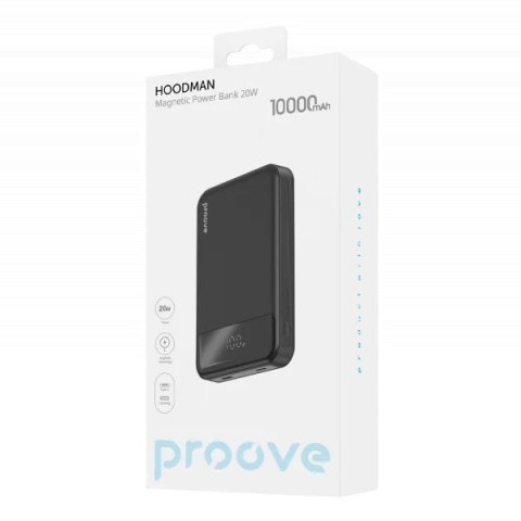 Портативная Батарея Proove Hoodman Magnetic 20W 10000mAh Black