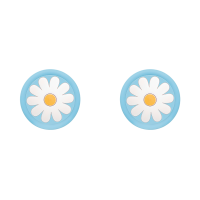 Накладки на стіки для Nintendo Switch Flower Blue