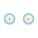 Накладки на стіки для Nintendo Switch Flower Blue