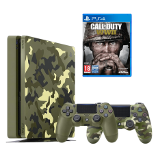 Консоль Sony PlayStation 4 Slim Call of Duty: WWII Limited Edition 1TB + DualShock V2 Green Camo Б/В