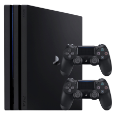 Консоль Sony PlayStation 4 Pro 12.50-12.52 CUH-72xx 1TB + DualShock V2 Black Б/В