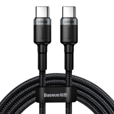 Кабель Baseus Cafule Type-C to Type-C 2.0 100W (2m) Black