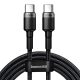 Кабель Baseus Cafule Type-C to Type-C 2.0 100W (2m) Black