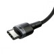 Кабель Baseus Cafule Type-C to Type-C 2.0 100W (2m) Black