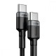 Кабель Baseus Cafule Type-C to Type-C 2.0 100W (2m) Black
