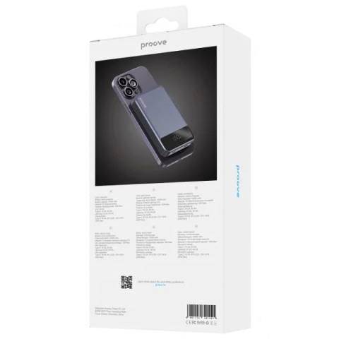 Портативная Батарея Proove Hoodman Magnetic 20W 10000mAh Gray