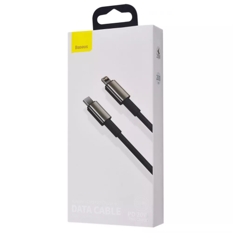 Кабель Baseus Tungsten Type-C to Lightning PD 20W (2m) Black