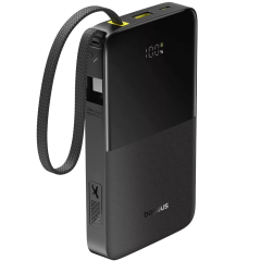 Зовнішній акумулятор Baseus EnerFill FC51 Bipow2 Pro Digital Display 10000mAh 22.5W Black