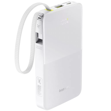 Зовнішній акумулятор Baseus EnerFill FC51 Bipow2 Pro Digital Display 10000mAh 22.5W White
