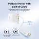 Зовнішній акумулятор Baseus EnerFill FC51 Bipow2 Pro Digital Display 10000mAh 22.5W White