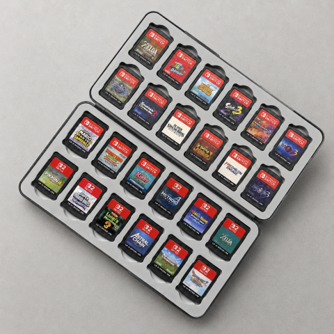 Футляр для картриджів Nintendo Switch / Nintendo Switch 2 Black