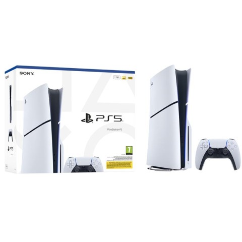 Консоль Sony PlayStation 5 Slim Blu-ray 1TB White