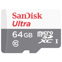 Карта пам'яті SanDisk MicroSDXC 64GB UHS-I Class 10 Ultra + SD adapter