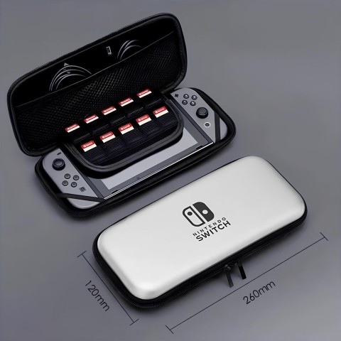 Сумка футляр для Nintendo Switch White