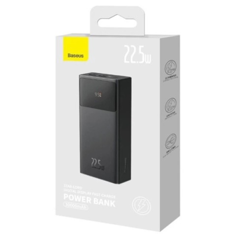 Внешний аккумулятор Baseus Star-Lord Digital Display 30000mAh 22.5W Black
