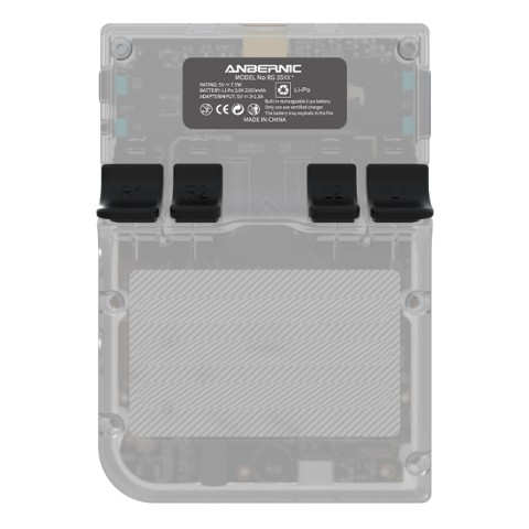 Портативная ретро приставка Anbernic RG 35XX 64GB Transparent White