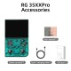 Портативна ретро приставка Anbernic RG 35XX Pro 64GB Transparent Teal