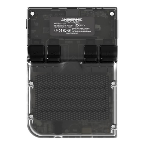 Портативна ретро приставка Anbernic RG 35XX 64GB Transparent Black