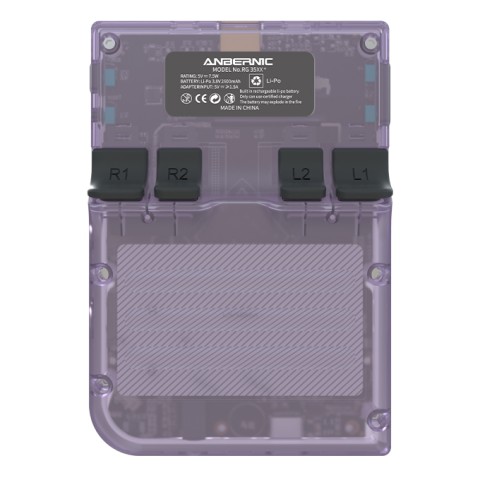 Портативна ретро приставка Anbernic RG 35XX 64GB Transparent Purple