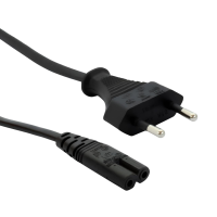 Кабель Cablexpert 2х0.75mm CEE7/16-C (1.5m) Black