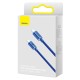 Кабель Baseus Crystal Shine Series Type-C to Type-C 100W (2m) Blue