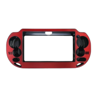 Защитный чехол для Sony PlayStation Vita Fat Aluminium Hard Case Red