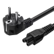Кабель Cablexpert 3х0.75mm C5 (1.5m) Black
