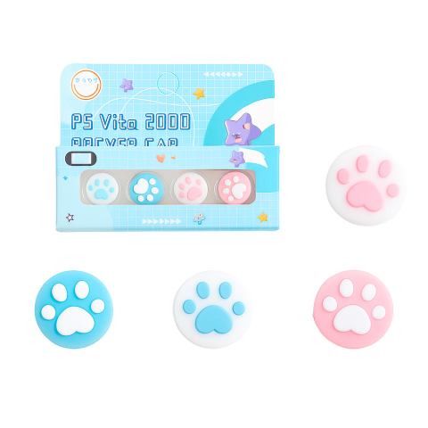 Набір з 4 накладок на стіки для PlayStation Vita Leg Blue/Pink