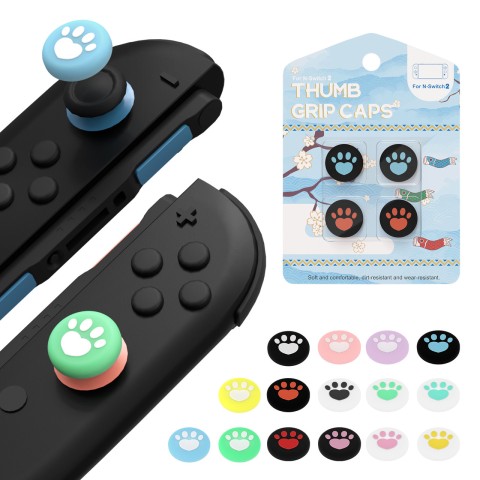Набір з 4 накладок на стики для Nintendo Switch 2 Blue/Green