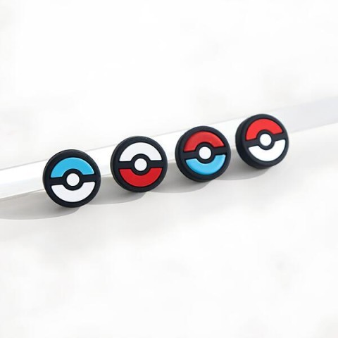 Набір з 4 накладок на стіки для PlayStation Vita Pokeball Blue/Red