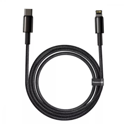 Кабель Baseus Tungsten Type-C to Lightning PD 20W (1m) Black
