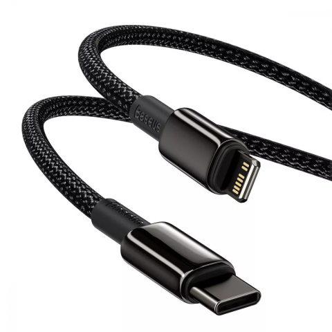 Кабель Baseus Tungsten Type-C to Lightning PD 20W (1m) Black