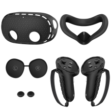 Захисний силіконовий набір чохли / накладки для Oculus Meta Quest 3S Black