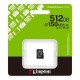 Карта памяти microSDXC (UHS-1 U3) Kingston Canvas Select Plus Gen3 512GB class 10 А1 V30 (R-150MB/s)